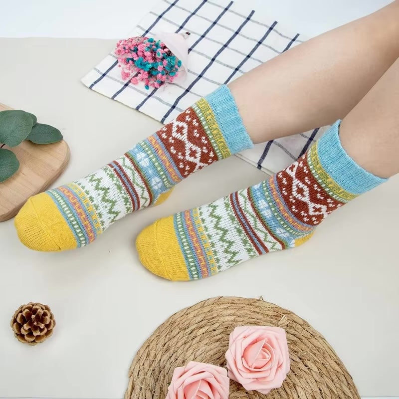 Cozy Socks Pack - 5 pairs mixed colors
